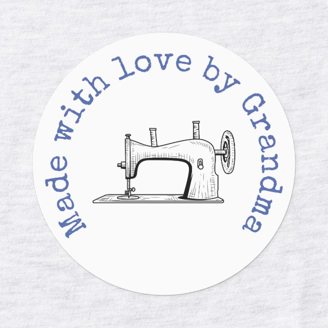 Made with Love by Grandma Customizable Iron-On (Design 1)