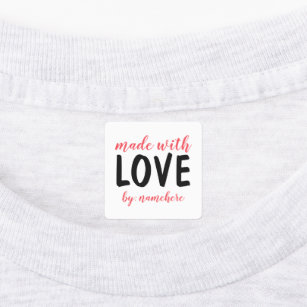Made With Love By Your Name Clothing Labels
