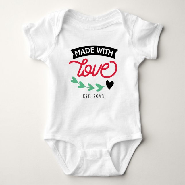Made with Love Custom Bodysuit (Front)