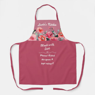 Made With Love Customisable  Apron