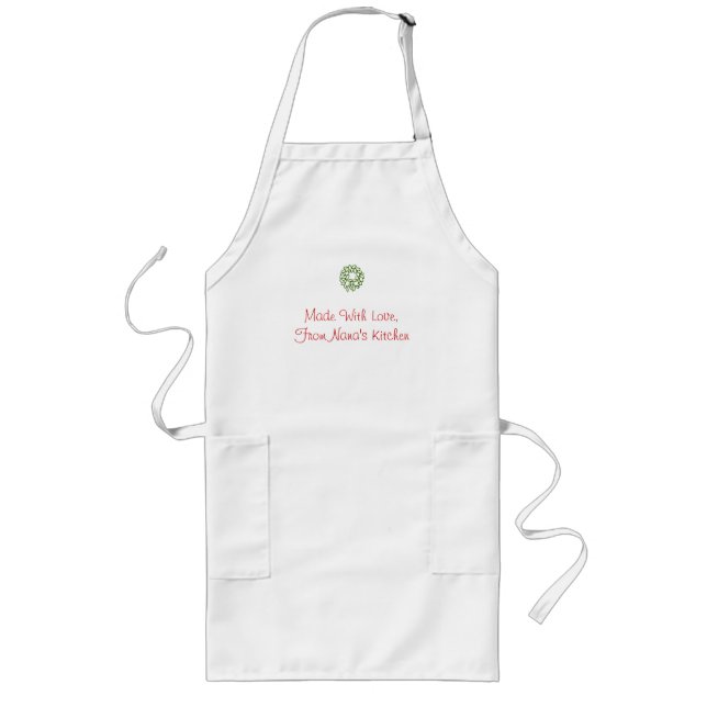 Made With Love From Nana's Kitchen Apron (Front)