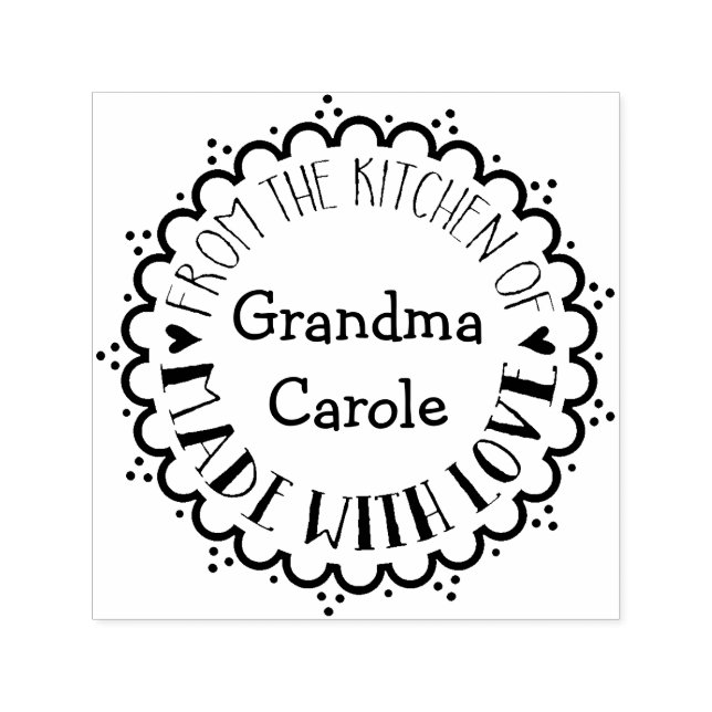 Made With Love | From The Kitchen | Custom Stamp (Design)