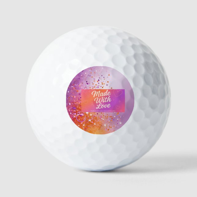 Made With Love Golf Ball Markers – Set of 3 (Front)