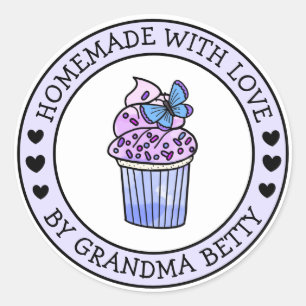 Made with Love, Homemade Cupcake Gift Labels