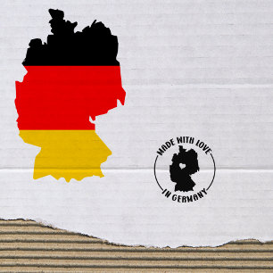 Made With Love in Germany, Small Business,   Rubber Stamp