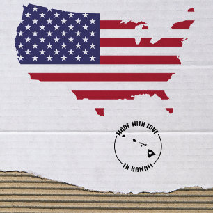 Made With Love in Hawaii, Small Business, Rubber Stamp