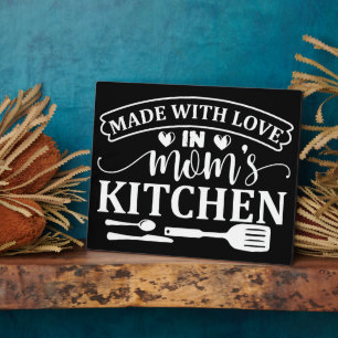 Made With Love In Mum's Kitchen Plaque