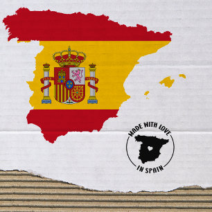Made With Love in Spain, Small Business, Rubber Stamp