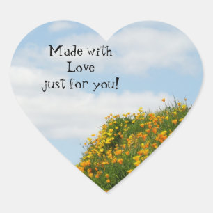 Made with Love just for you! stickers Blue Skies