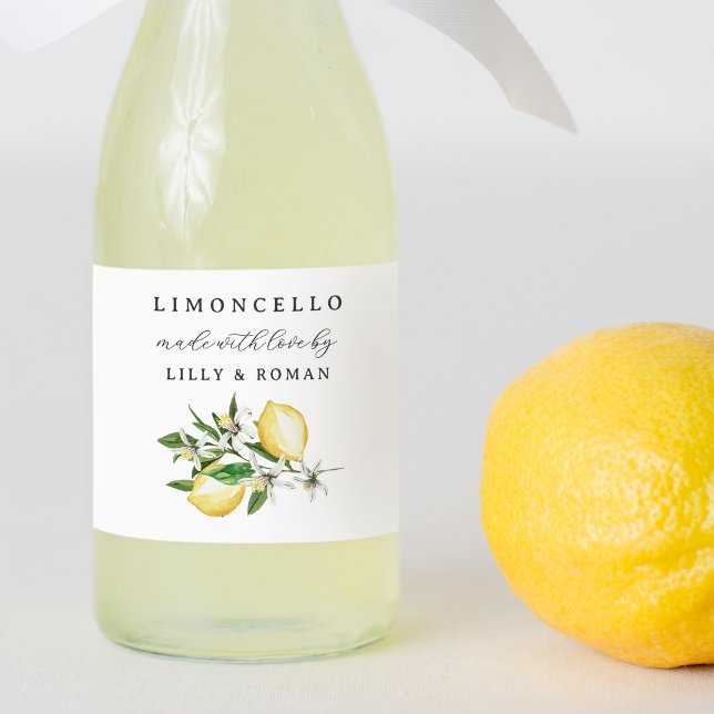 Made with Love Limoncello Bottle Label (Creator Uploaded)