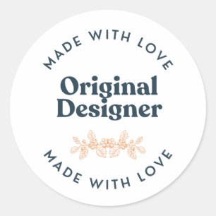 Made With Love Original Designer Sticker