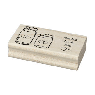 Made with love stamp