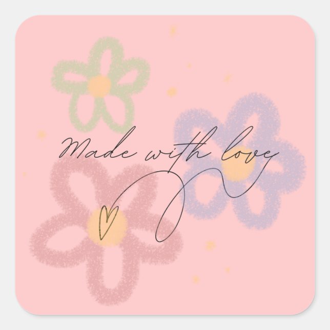 Made With Love Sticker (Front)