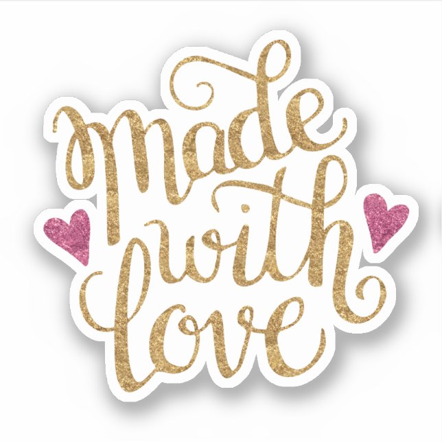 Made With Love Sticker (Front)
