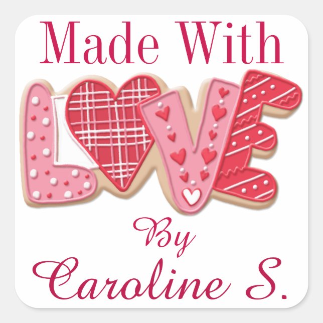 Made With Love Sticker - SRF (Front)