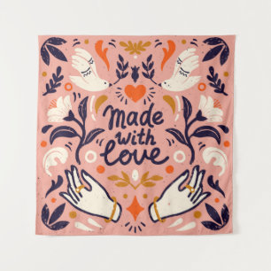 Made with love symmetriccomposition - vintage elem tapestry