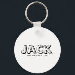 Made with love white  key ring<br><div class="desc">Made with love white keychain.</div>