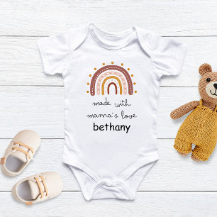 Made With Mama’s Love – Cute Baby Bodysuit