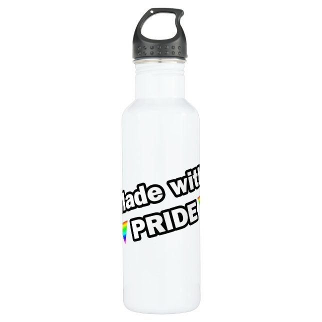Made with Pride 710 Ml Water Bottle (Front)