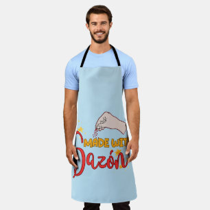 Made with Sazón and a Whole Lot of Flavour Apron