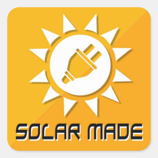 Made With Solar Stickers