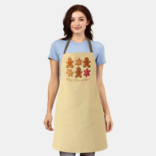 Made with Spice Gingerbread Christmas Cookies Apron
