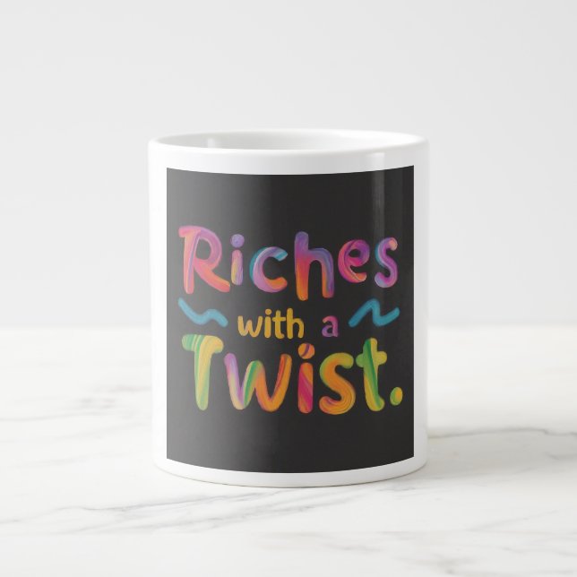 Made with vibrant colours and awesome quality  large coffee mug (Front)