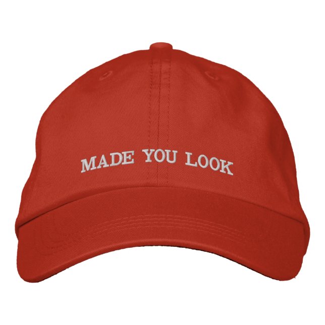 Made You Look Red Hat (Front)