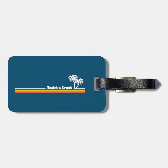 Madeira Beach Florida Luggage Tag (Back Horizontal)