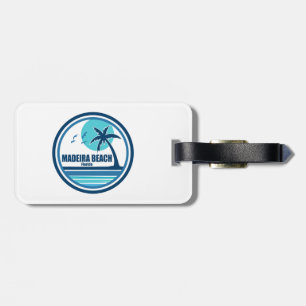 Madeira Beach Florida Palm Tree Birds Luggage Tag