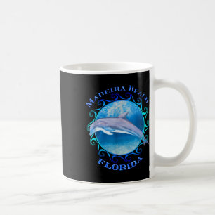 Madeira Beach Florida Vacation Souvenir Dolphin Coffee Mug