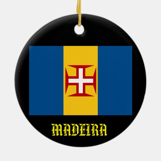 Madeira Christmas Ornament (Back)