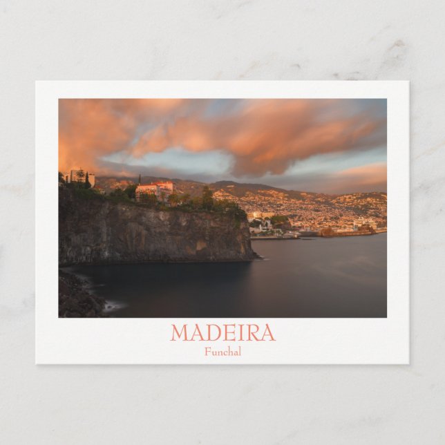 Madeira - City of Funchal postcard with text (Front)