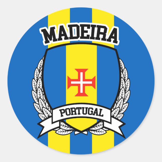 Madeira Classic Round Sticker (Front)