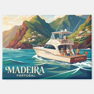 Madeira Deep Sea Fishing Grounds Portugal Magnet