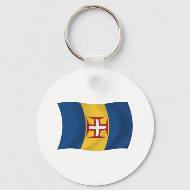 Madeira Flag Keychain (Front)