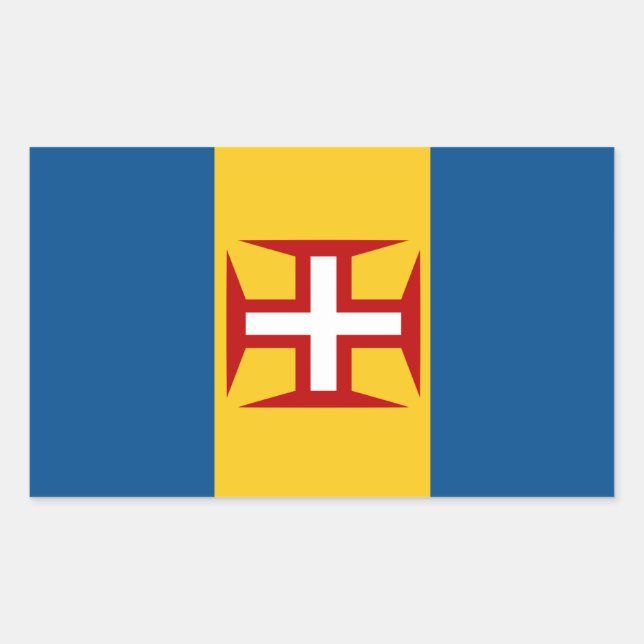 Madeira Flag Rectangular Sticker (Front)