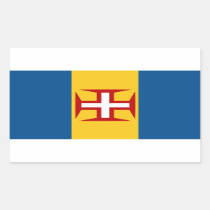 Madeira Flag Rectangular Sticker