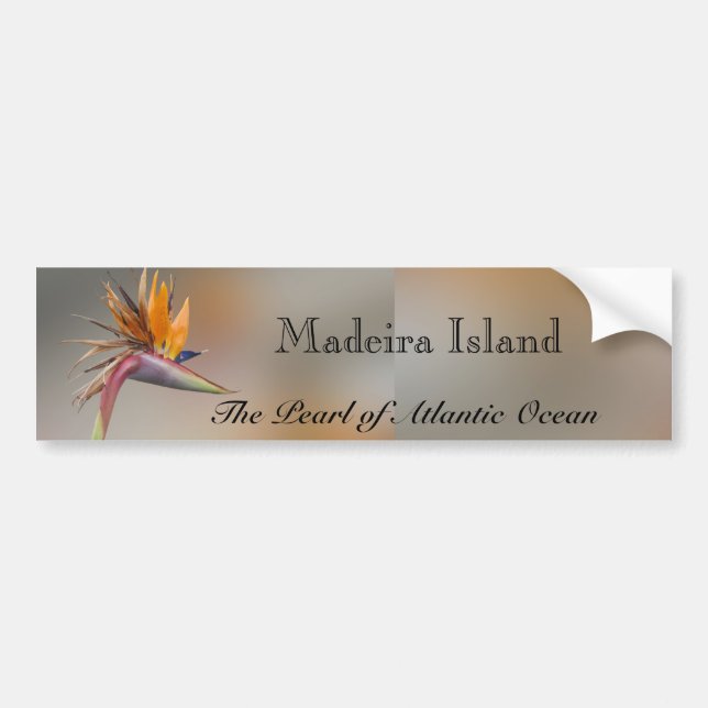 Madeira Island Bumper Sticker (Front)