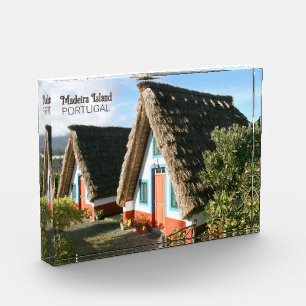 Madeira Island photo with Typical Houses, Portugal Block