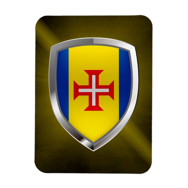 Madeira Metallic Emblem Magnet (Vertical)
