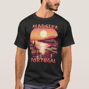 Madeira Portugal City Sunset Circular T-Shirt