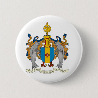 Madeira (Portugal) Coat of Arms 6 Cm Round Badge