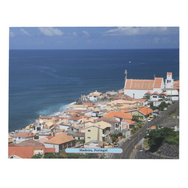 Madeira, Portugal Notepad (Front)