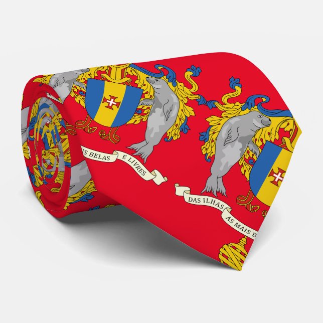 Madeira Portugal Tie (Rolled)