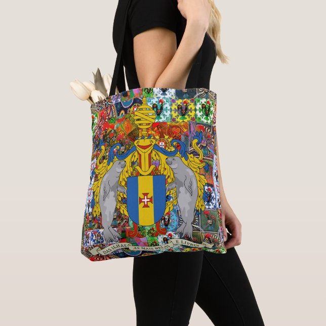 Madeira Portugal Tote Bag (Close Up)