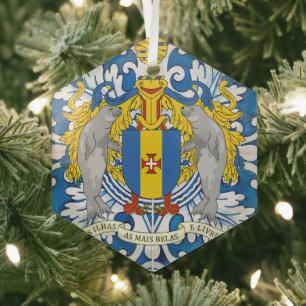 Madeira Portuguese folk music Glass Tree Decoration
