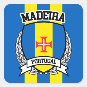 Madeira Square Sticker