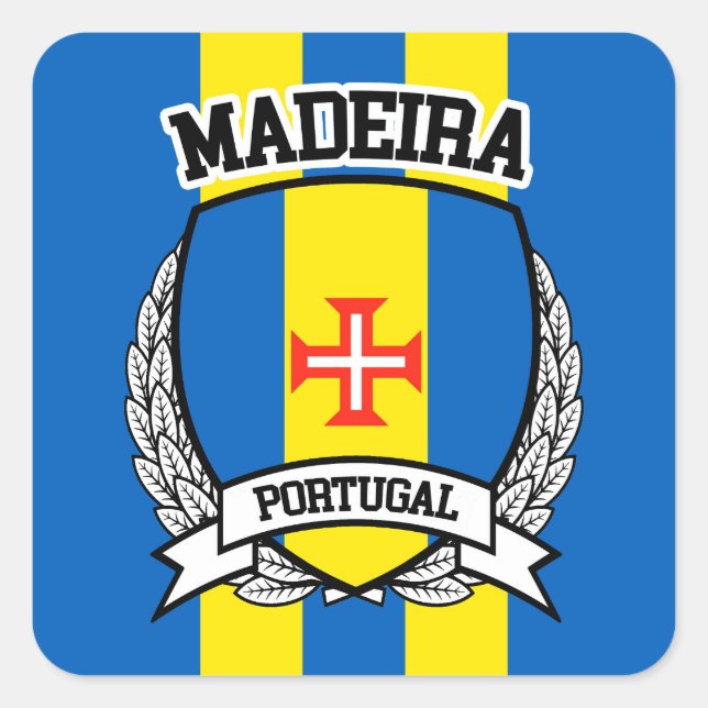 Madeira Square Sticker (Front)