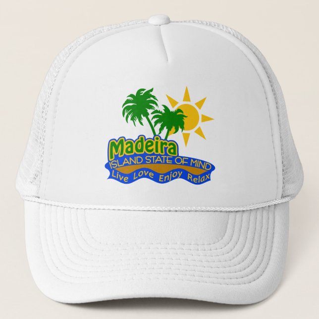 Madeira State of Mind hat - choose colour (Front)